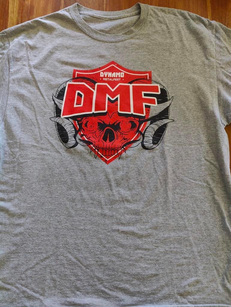 Dynamo Metalfest 2016 T-shirt - Anthrax, Metal Church, Maat 56/58 (XL), Dynamo Metalfest, Ophalen of Verzenden, Grijs