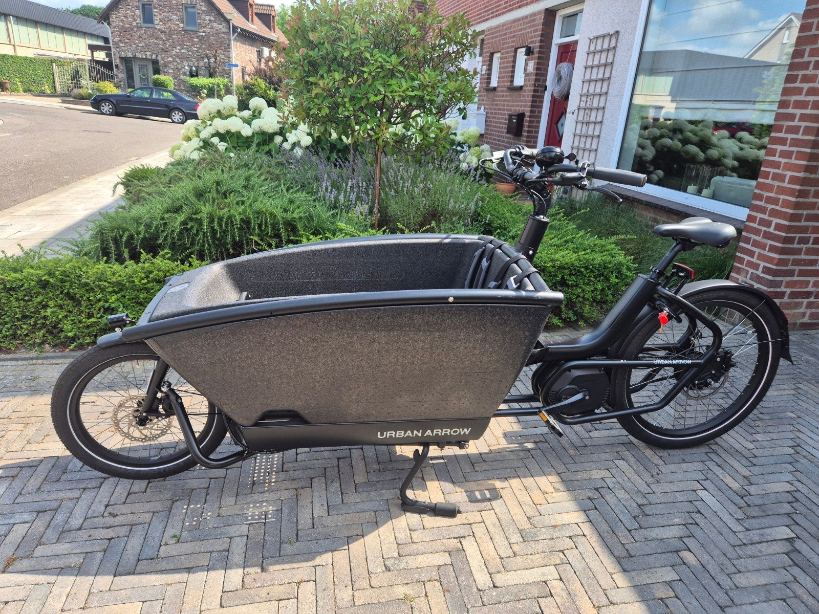 Urban Arrow Performance Plus - Slechts 386 KM gereden!, Huif, 3 kinderen, Zo goed als nieuw, Schijfrem