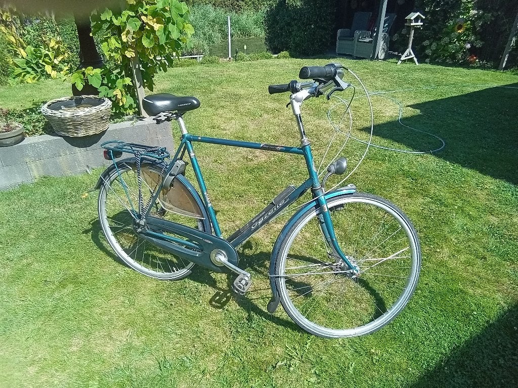 Gazelle herenfiets, Fietsen en Brommers, Fietsen | Heren | Herenfietsen, Ophalen, Gebruikt, Velgrem, Versnellingen