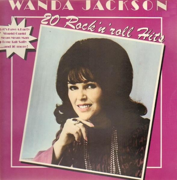 LP - Wanda Jackson ‎– 20 Rock 'N' Roll Hits, Gebruikt, Ophalen of Verzenden, 1970 - 1979, Poprock