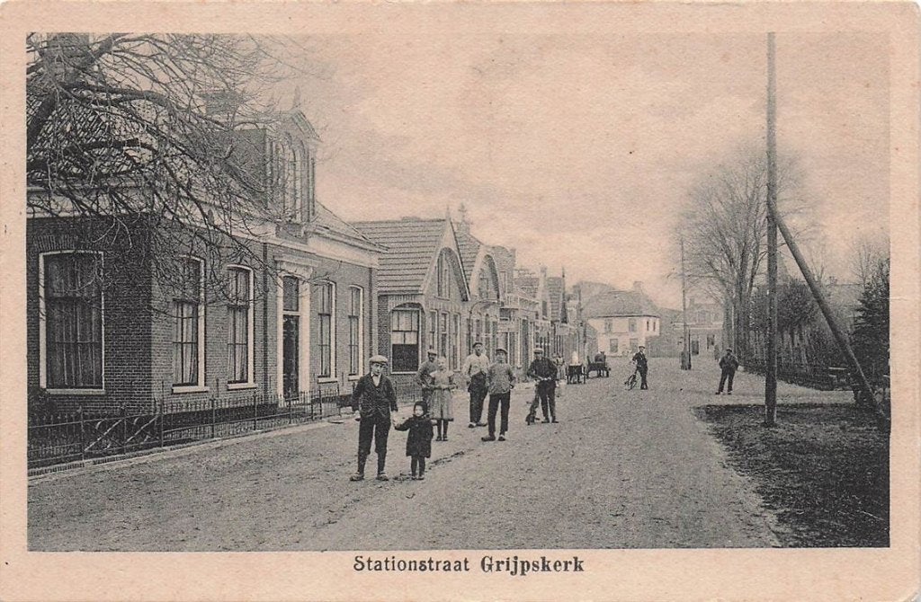 702-429-019 Stationstraat Grijpskerk, Verzenden, Voor 1920, Groningen