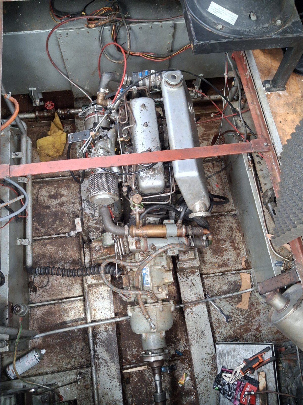 Mercedes scheepmotor om 636, Ophalen of Verzenden, Motor en Techniek, Zeilboot of Motorboot