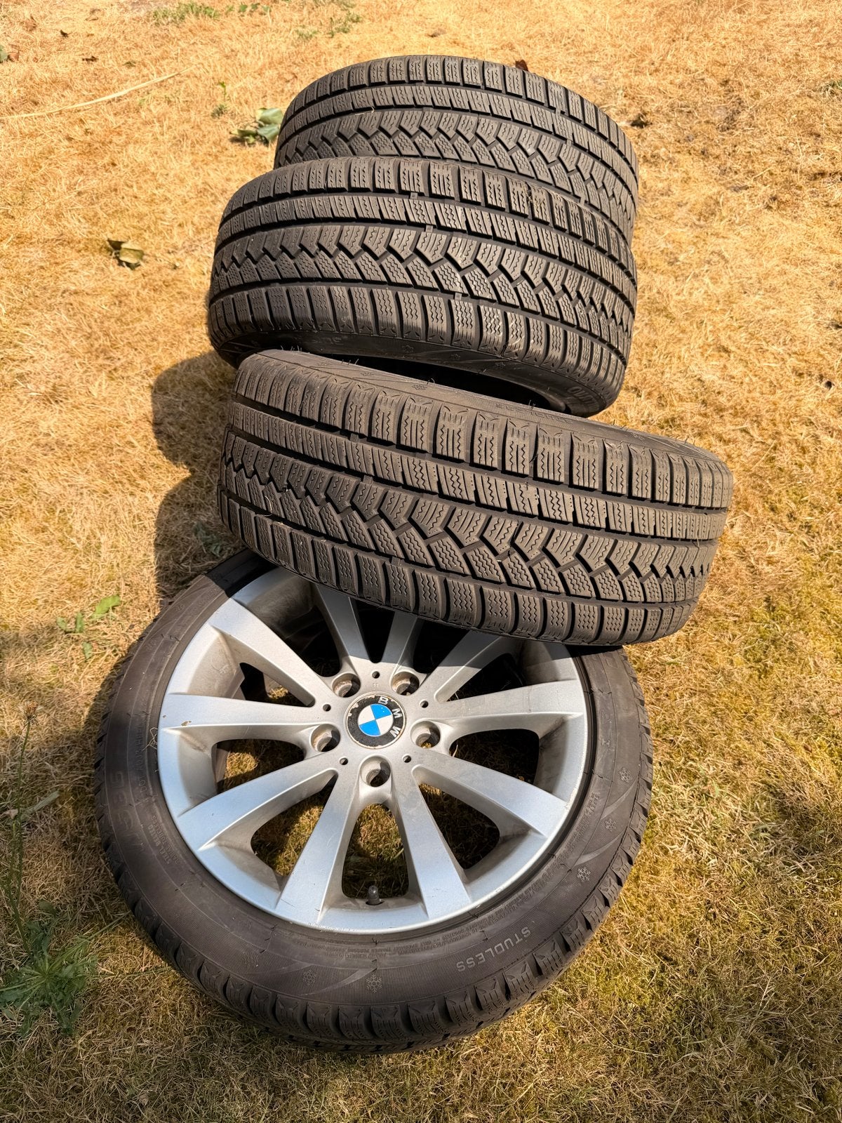 17 inch BMW 1-serie winterbanden met velgen, Ophalen, Gebruikt, Banden en Velgen, 17 inch