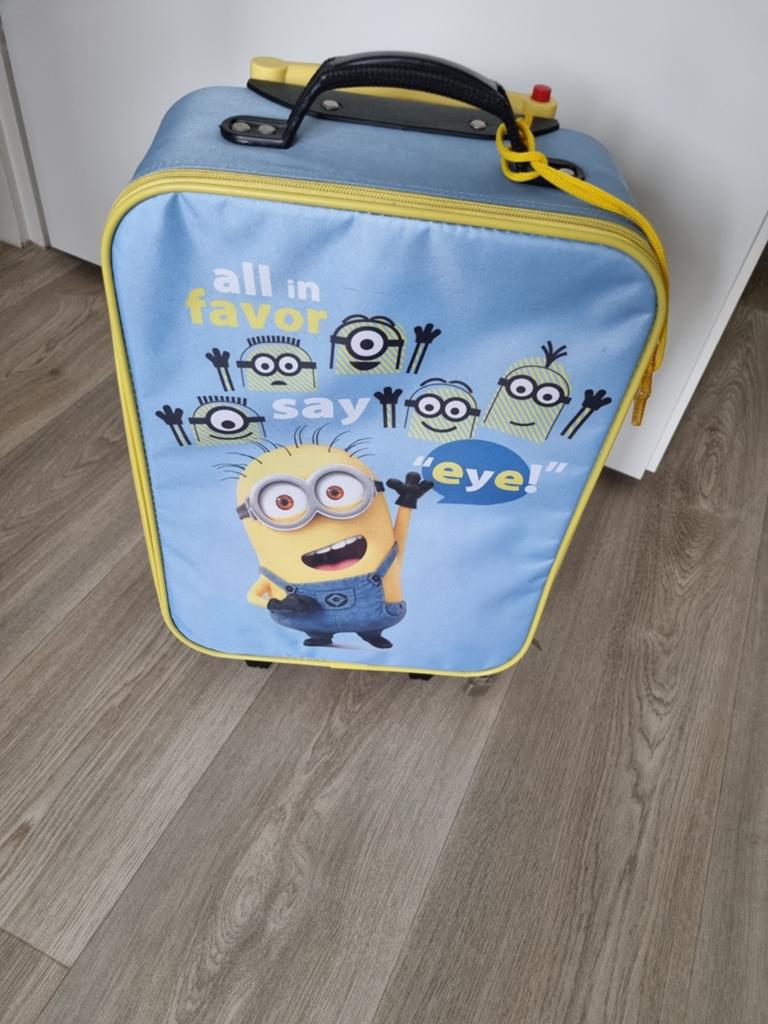 Minions reiskoffertje, Ophalen, Zo goed als nieuw