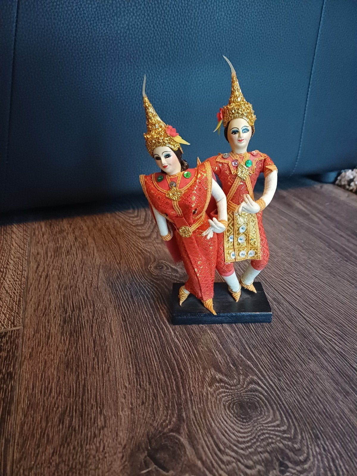 Thaise danseressen beeldje - 20cm hoog, Ophalen of Verzenden, Gebruikt, Mens