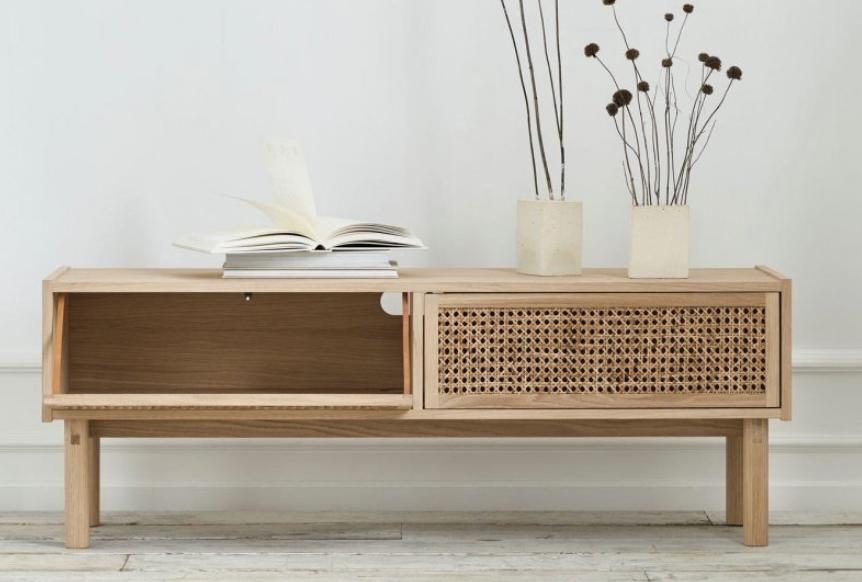 Bolia Cana tv-meubel naturel geolied eiken | Van €1659, nu, Bolia, Nieuw, Bolia, Ophalen of Verzenden