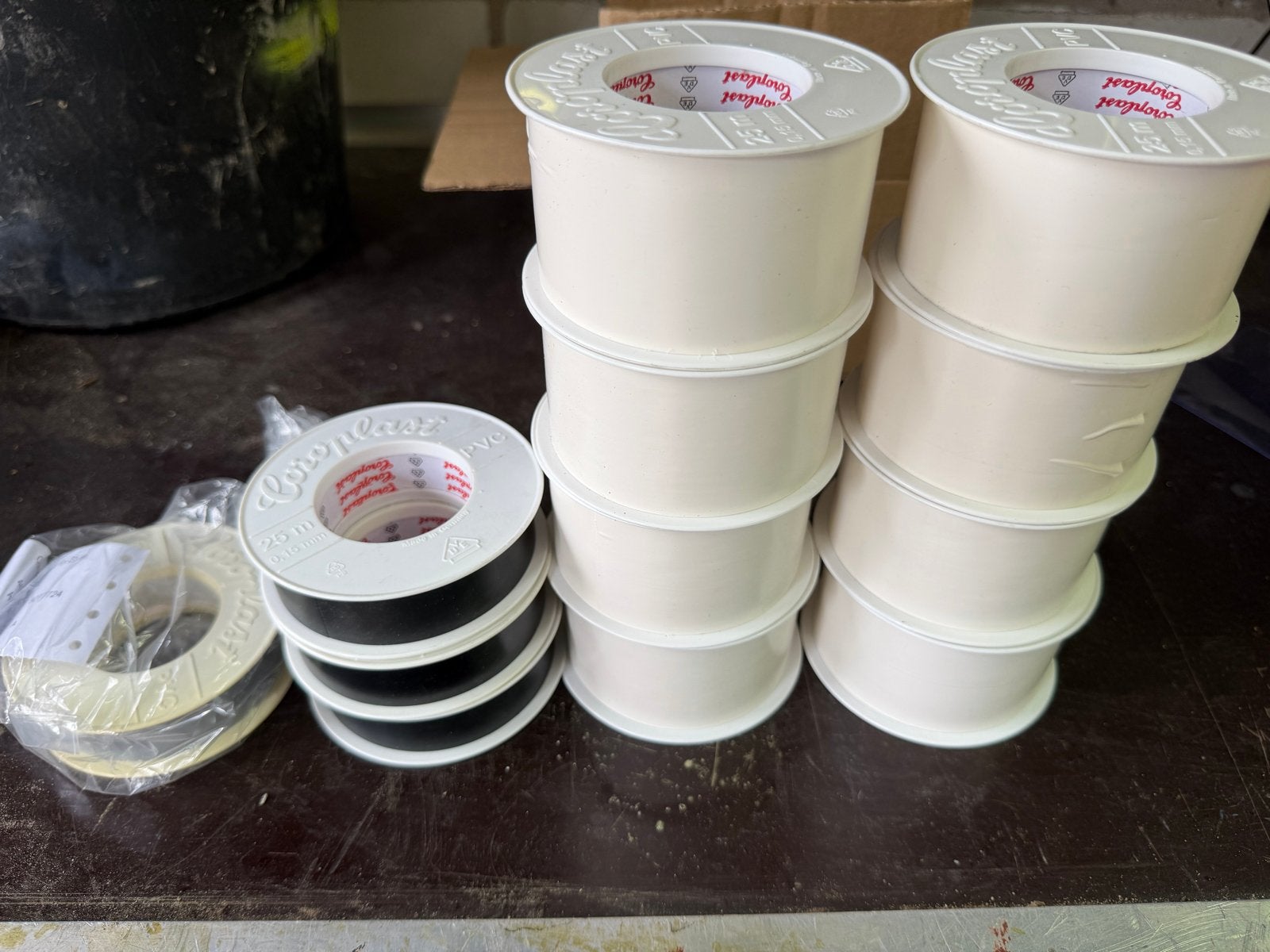 Coroplast PVC-isolatietape – per rol of complete partij, Ophalen of Verzenden, Nieuw, Overige merken, Kabel of Snoer