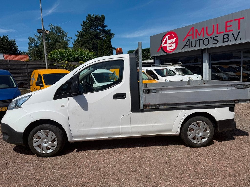Nissan E-NV200 KIEPER,AIRCO,11-2014,106.751km, Stof, Gebruikt, Wit, Grijs