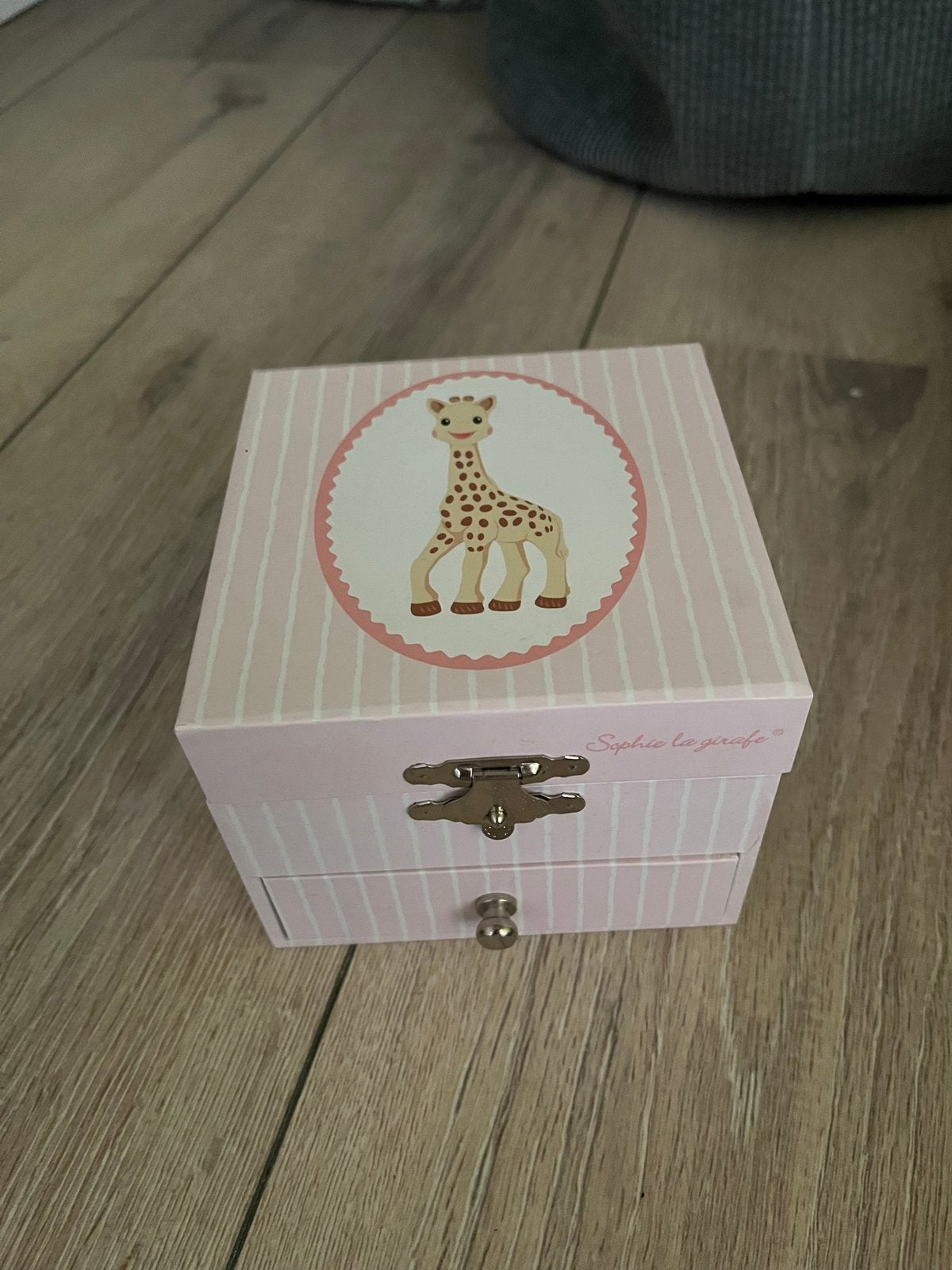 Muziek/sieraden doosje, Ophalen, Roze, Hardcase, Zo goed als nieuw