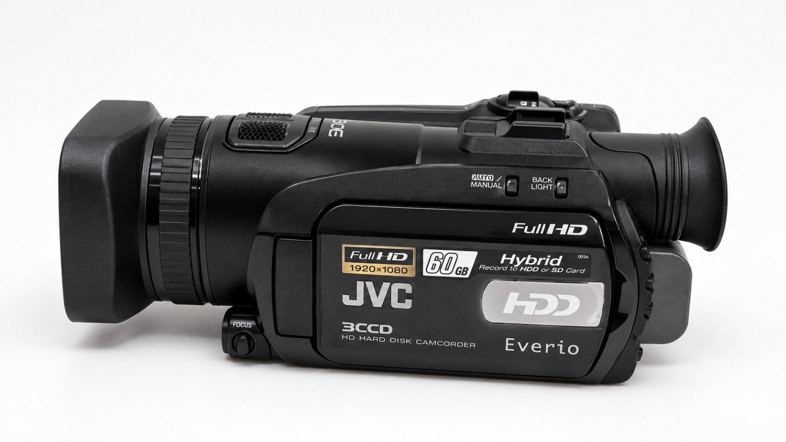 JVC Everio GZ-HD7E Full HD Harddisk Camcorder 60GB, Full HD, Harde schijf, JVC, 20x of meer