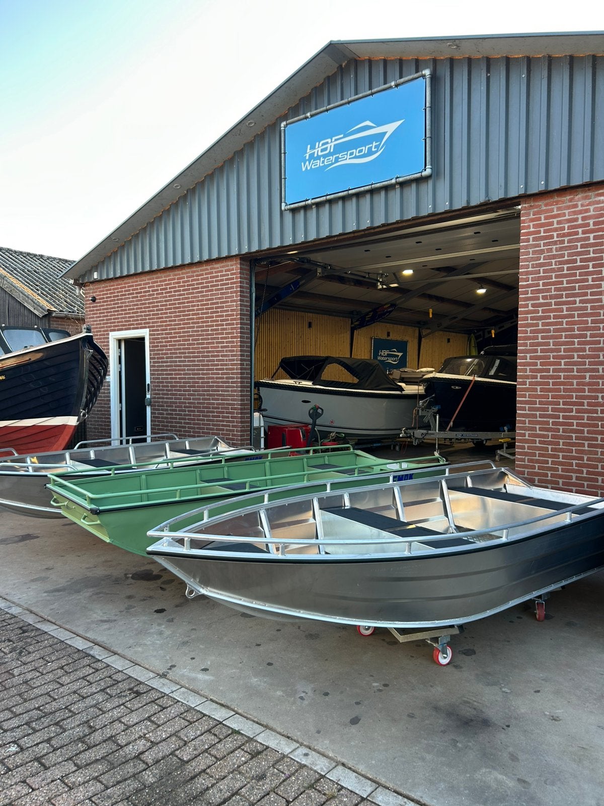 EMOK aluminium boten B400, B400+, J360 platbodem JON boot, Watersport en Boten, Ophalen of Verzenden, Zo goed als nieuw, Aluminium