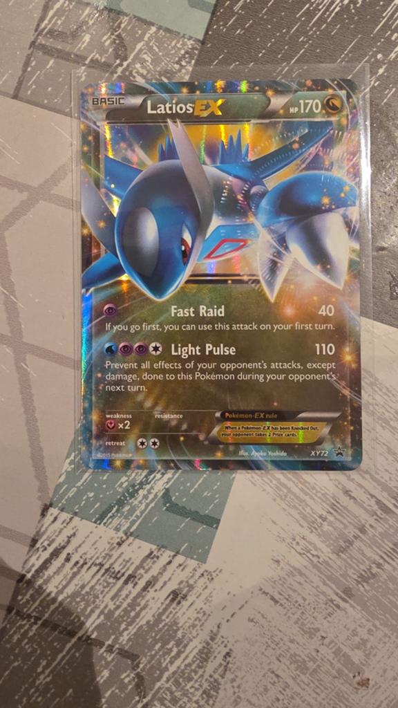 Latios ex, Ophalen of Verzenden, Zo goed als nieuw, Losse kaart, Foil