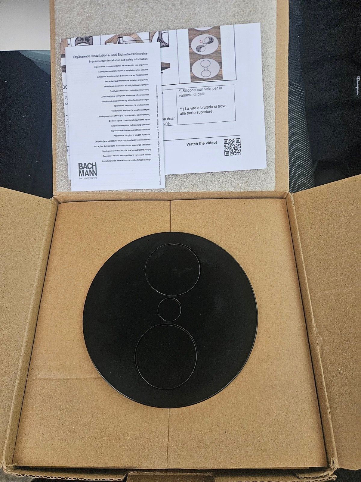 Bachmann twist - Inbouw stopcontact - Zwart, Ophalen of Verzenden, Nieuw, Overige typen