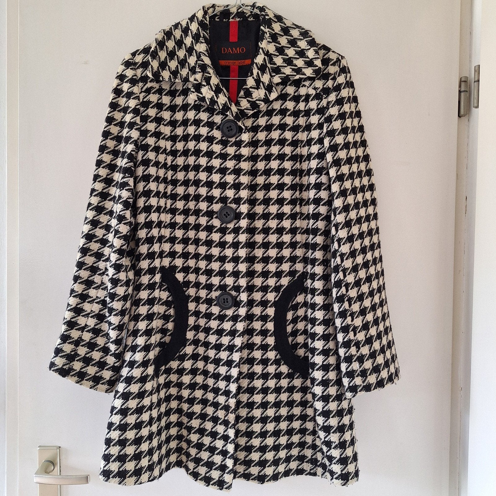 Damo orange label jas (80% wol) maat 40, Kleding | Dames, Maat 38/40 (M), Zwart, Ophalen of Verzenden, Damo