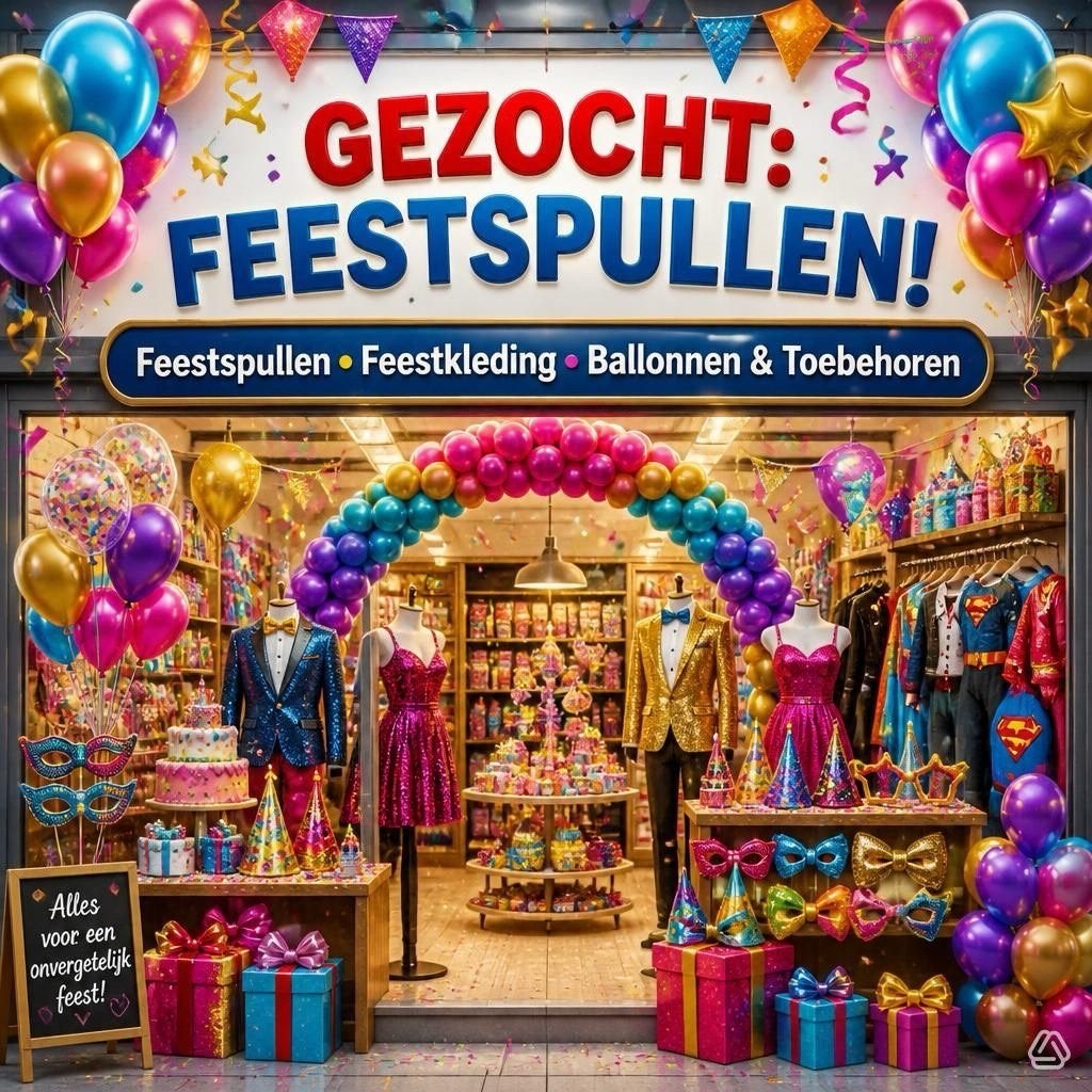 Gezocht partijen feestartikelen/kleding/toebehoren, Ophalen of Verzenden, Zo goed als nieuw