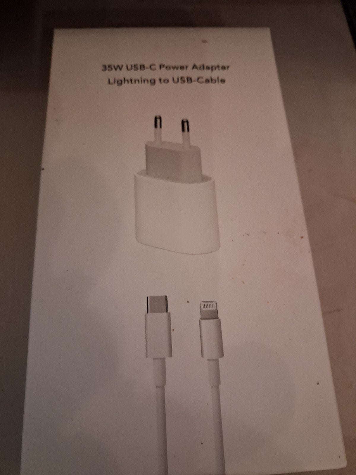 35W USB-C Power Adapter met Lightning naar USB-kabel, One Apple Park Way, Cupertino, CA 95014, USA, Apple Inc., Nieuw, Apple