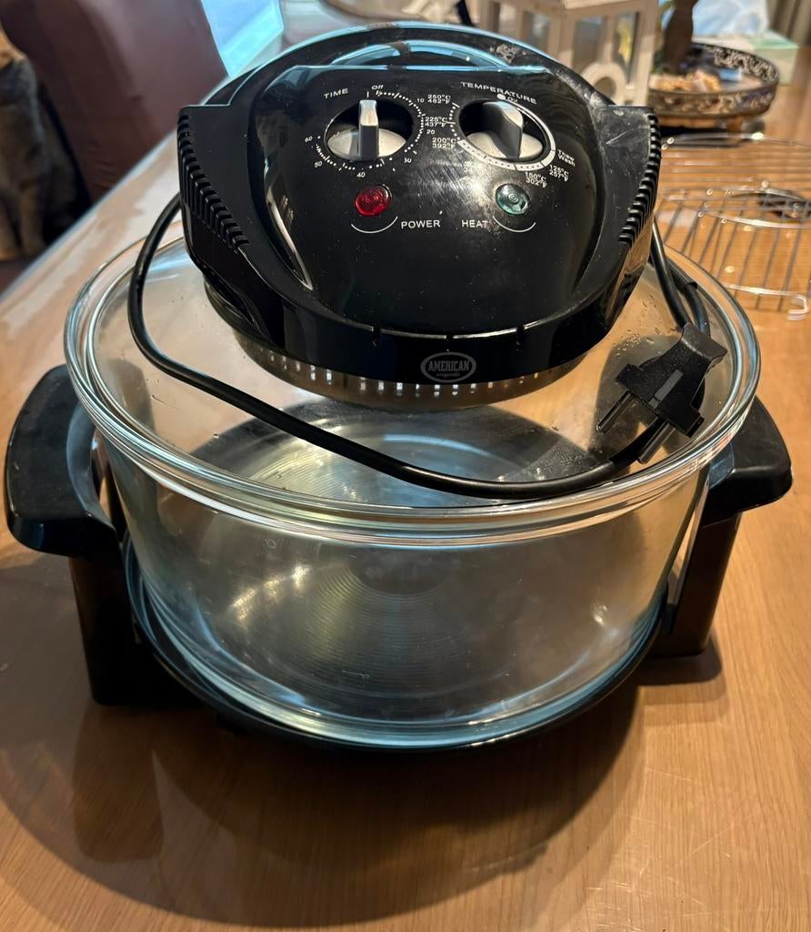 Turbogrill - halogeenoven - low fat fryer, Witgoed en Apparatuur, Airfryers, Zo goed als nieuw, 1000 t/m 1499 gram, Ophalen