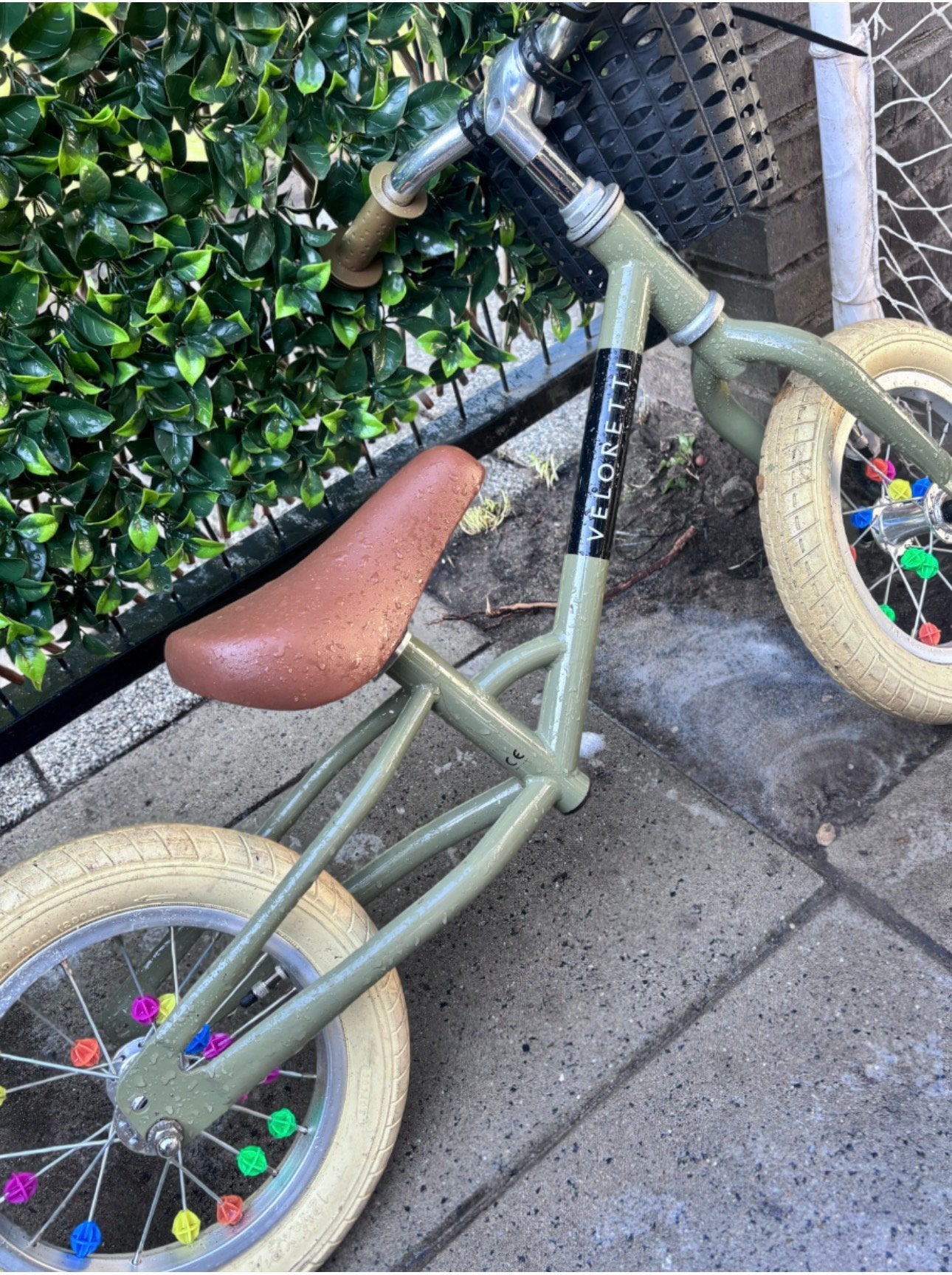 Veloretti tricycle desert moss, Ophalen, Zo goed als nieuw, Loopfiets