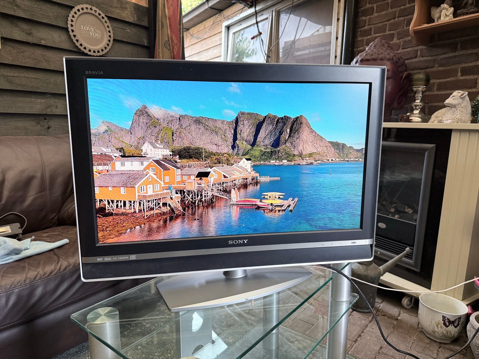 Sony Bravia KDL-32V2000 LCD TV - 32 inch, Ophalen, Gebruikt, 50 Hz, 80 tot 100 cm