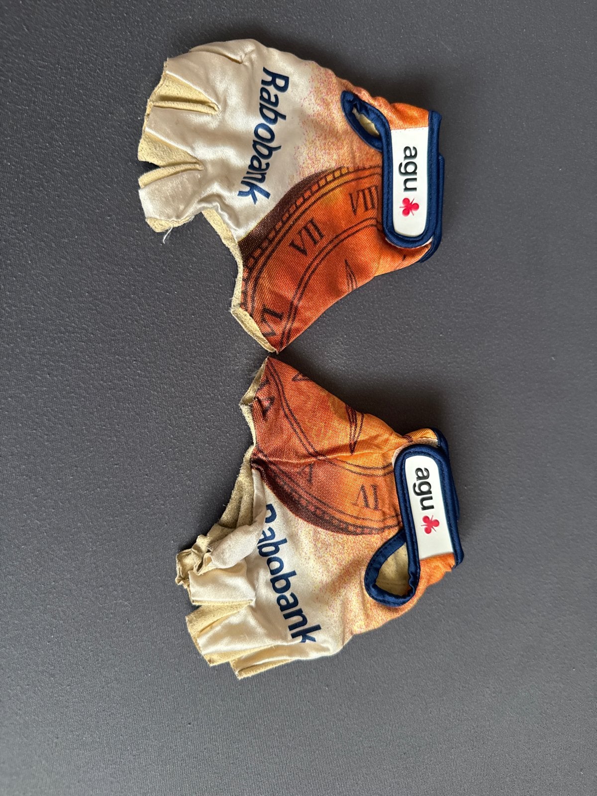 AGU Rabobank Fiets Handschoenen - Vintage Stijl, Fietsen en Brommers, Fietsaccessoires | Fietskleding, Gebruikt, Heren, Handschoenen