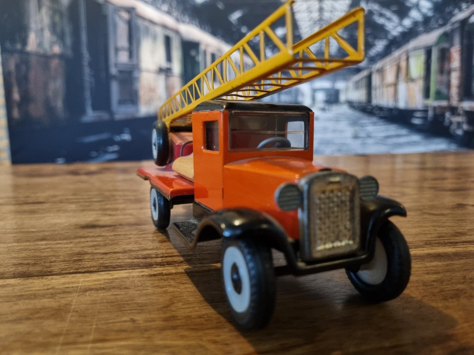 Vintage Kovap Brandweer Ladderwagen, Ophalen of Verzenden, Zo goed als nieuw