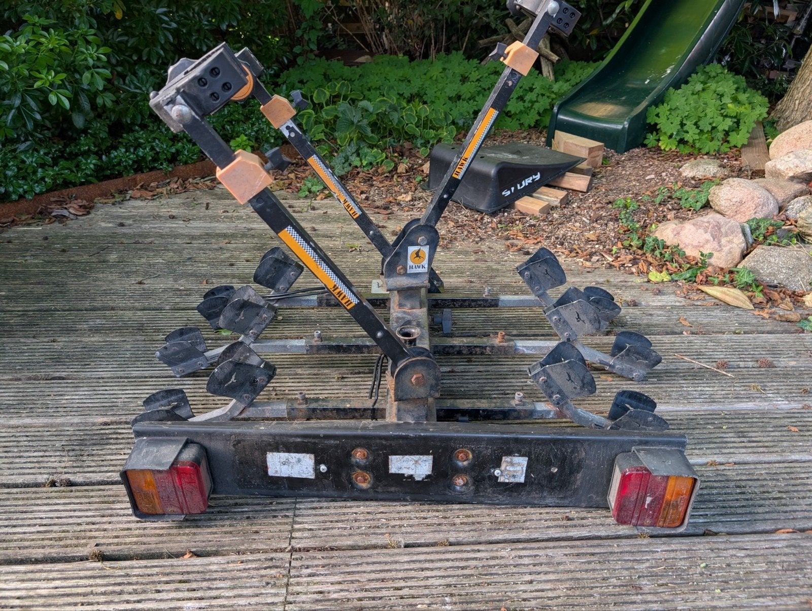 Spinder Hawk voor 3 fietsen, Ophalen, 3 fietsen of meer, Gebruikt, Trekhaakdrager