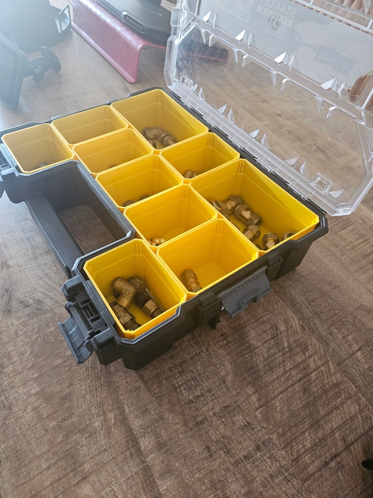 Koffertje met 15mm koperbuis knelfittingen, Overige materialen, Minder dan 20 mm, Overige typen, Nieuw
