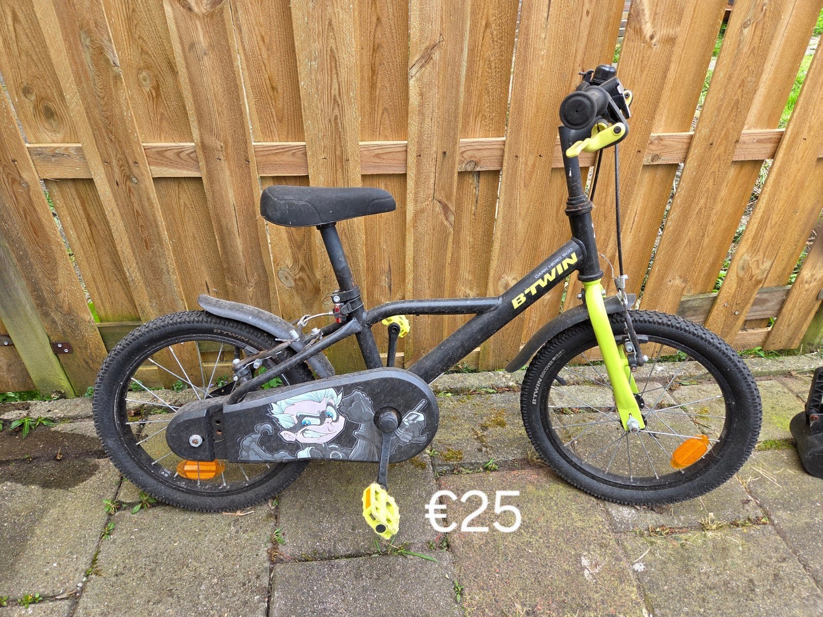 kinder fiets, Ophalen, Minder dan 16 inch