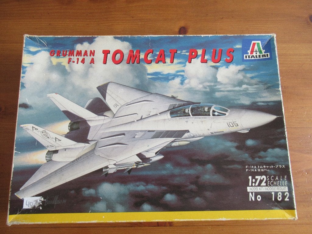F-14A Tomcat Plus (Italeri 1/72), 1:72 tot 1:144, Italeri, Ophalen of Verzenden, Zo goed als nieuw