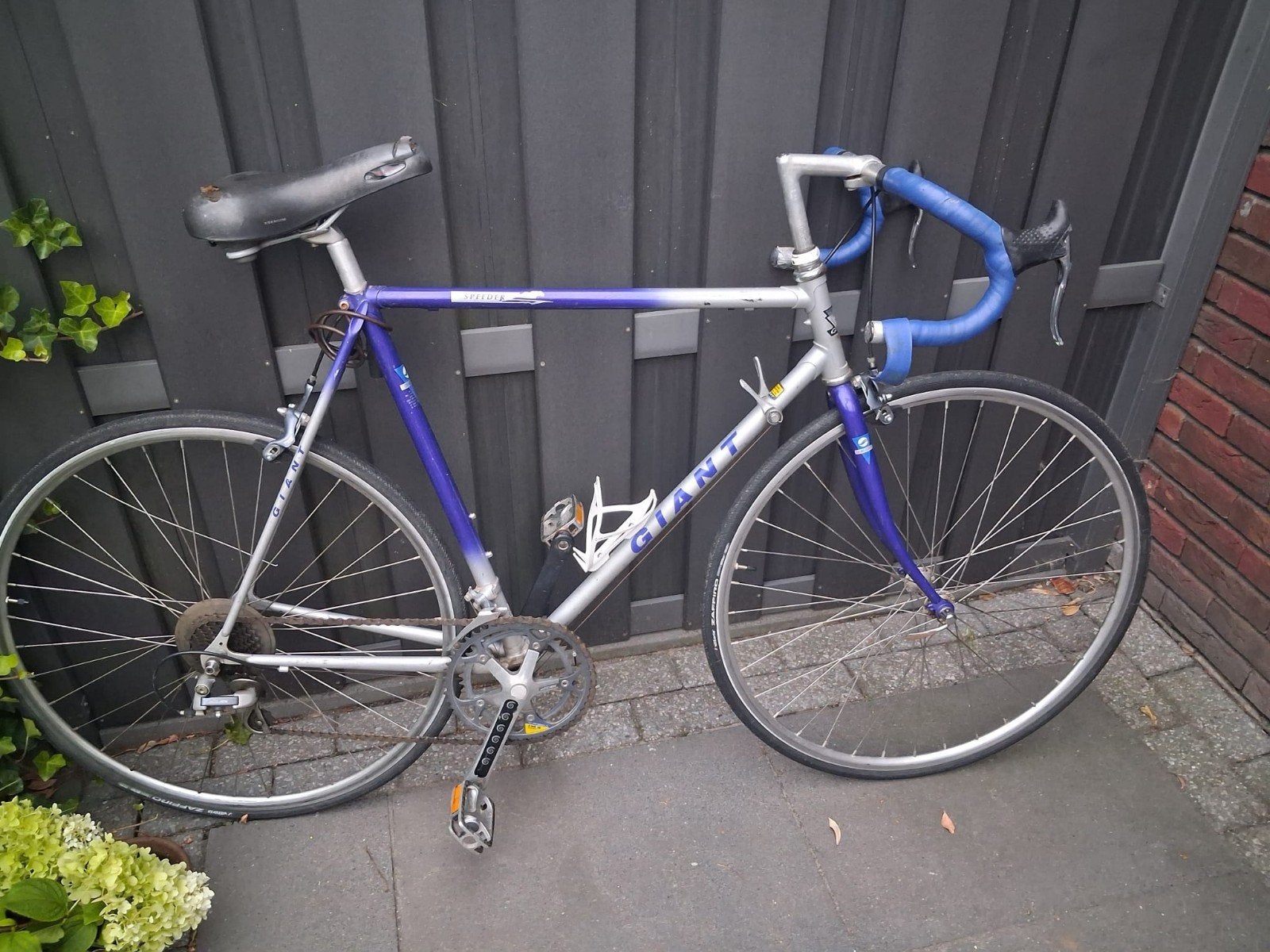 Giant Racefiets - Nieuwe Binnenbanden en Remblokjes, Ophalen, 28 inch, Gebruikt, 10 tot 15 versnellingen