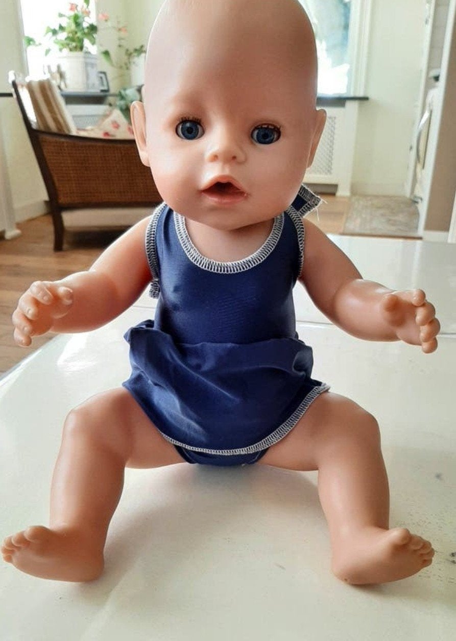 2 delig tankini baby born pop 43cm, Ophalen of Verzenden, Nieuw, Babypop