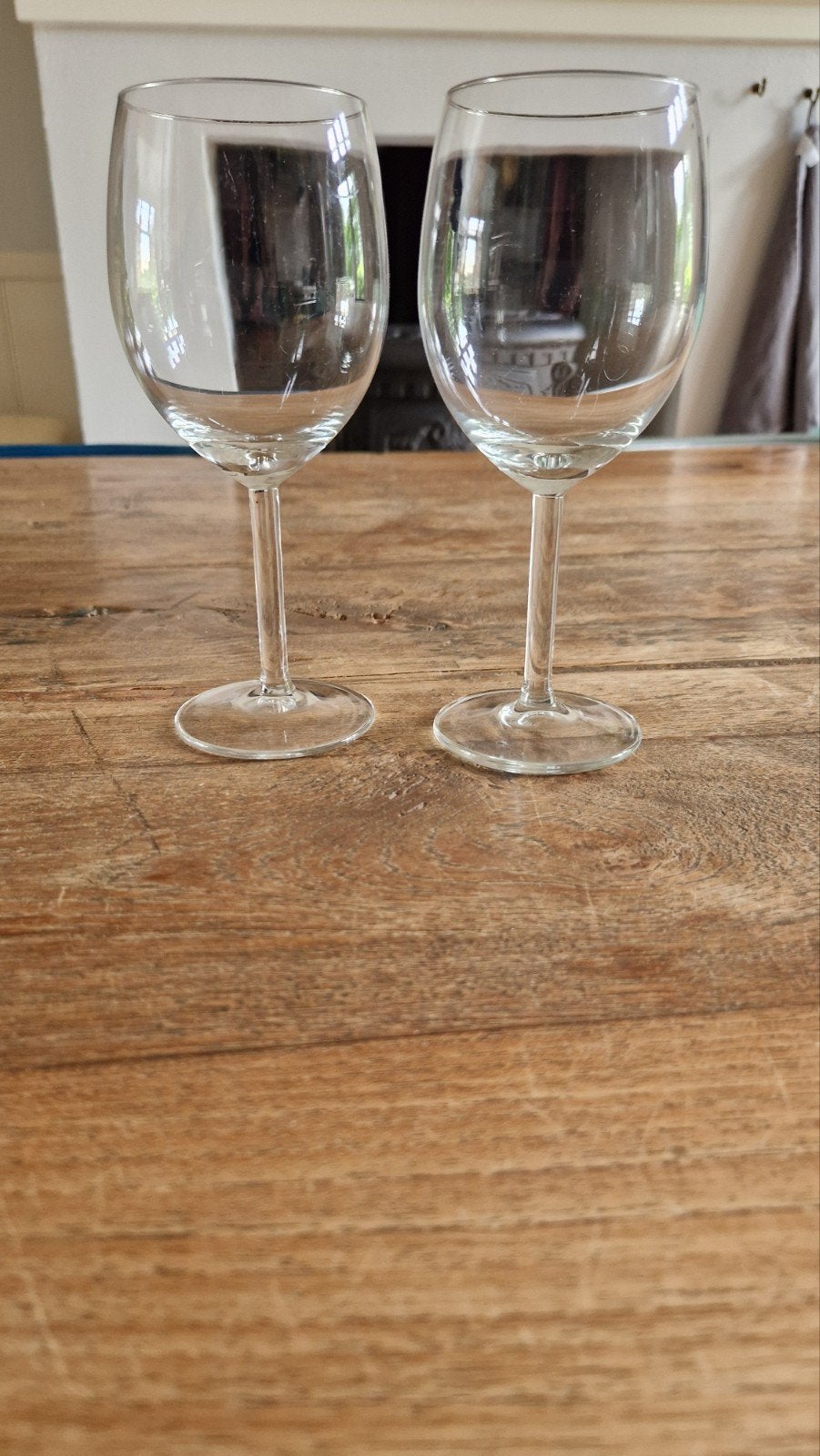 10 wijnglazen Ikea, Verzamelen, Glas en Borrelglaasjes, Ophalen of Verzenden, Zo goed als nieuw, Overige typen
