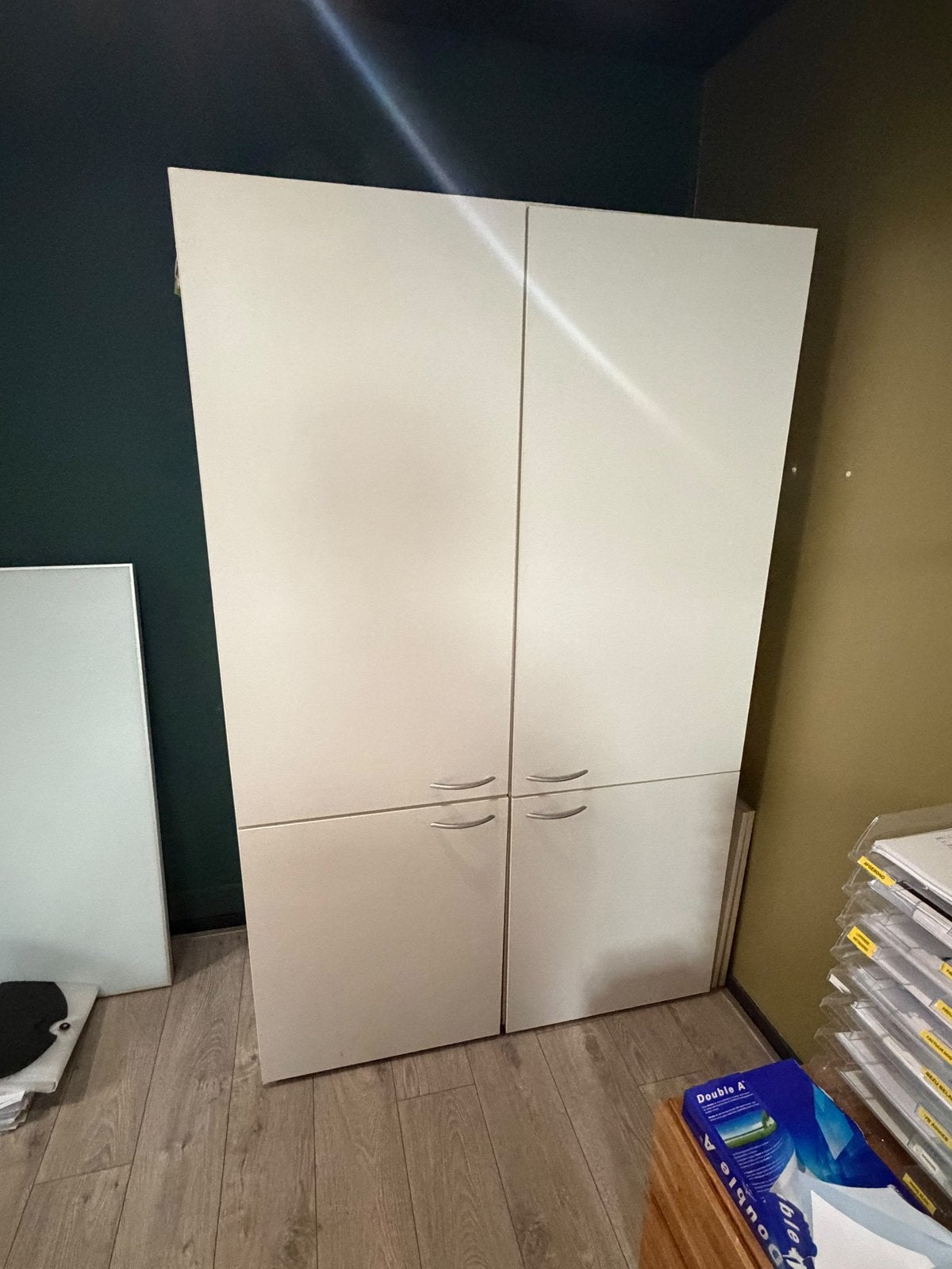 2 Bruynzeel kasten 60x60x190 cm, Ophalen, Gebruikt, 150 tot 200 cm, Met deur(en)