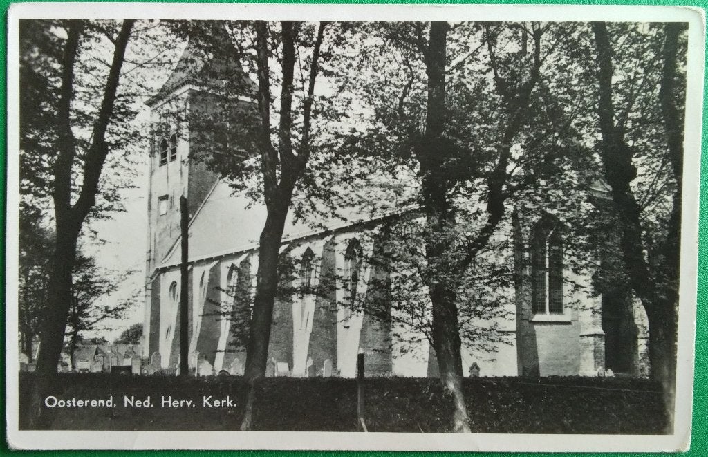 Oosterend, Ned. Herv. Kerk. Klf, Verzamelen, Ansichtkaarten | Nederland, Verzenden, 1960 tot 1980, Gelopen, Waddeneilanden