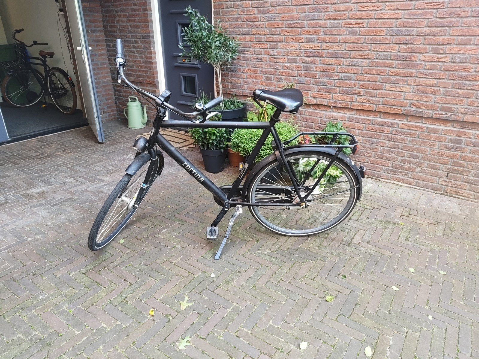 goede (stations) fiets cortina, Minder dan 10 versnellingen, Gebruikt, Ophalen of Verzenden, Schijfrem