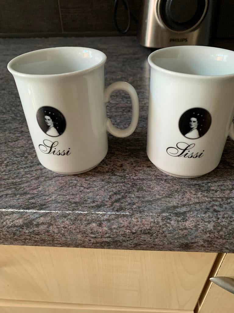 Mokken van Sissi, Ophalen of Verzenden, Zo goed als nieuw, Overige stijlen, Kop(pen) en/of Schotel(s)
