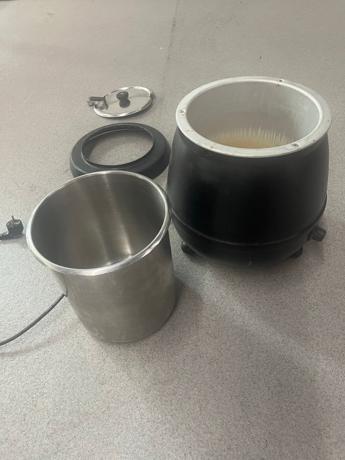 Soepketel - Warmhoudpot, Huis en Inrichting, Ophalen, Zwart, Metaal, Overige merken