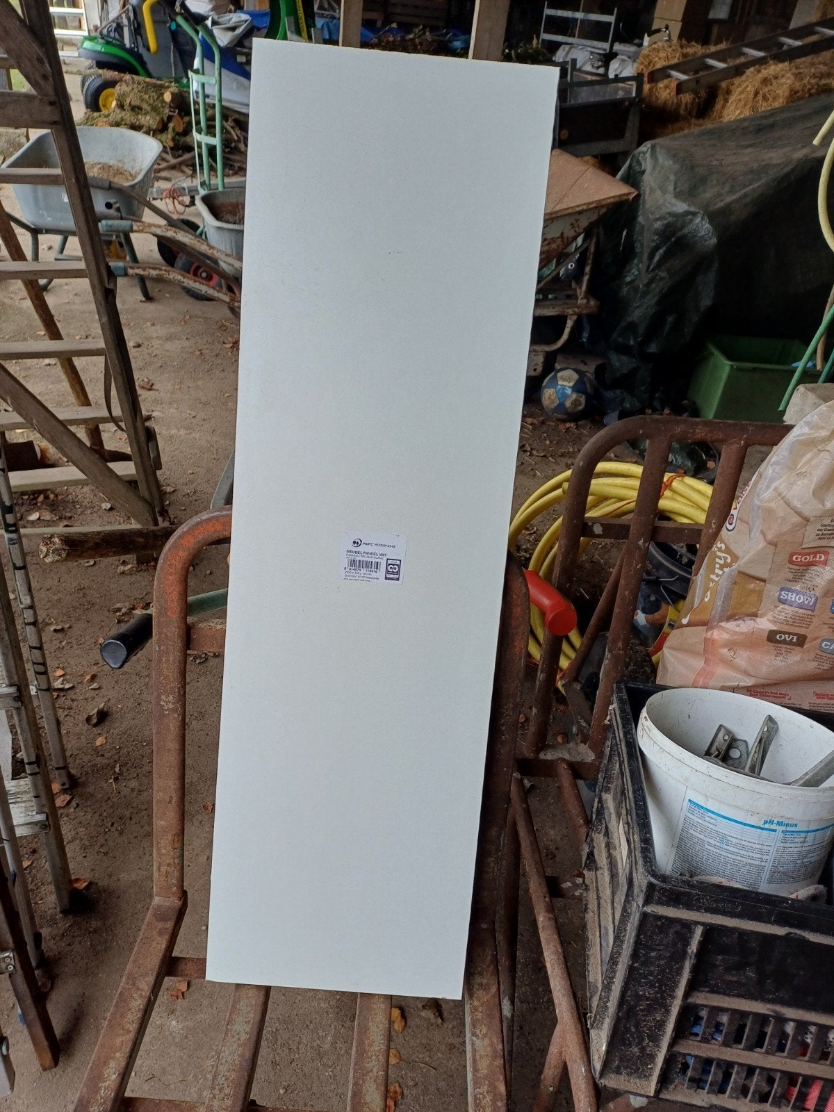meubelpaneel wit / 30 x 100 cm, Doe-het-zelf en Verbouw, Ophalen, Nieuw, Overige materialen, Minder dan 20 mm