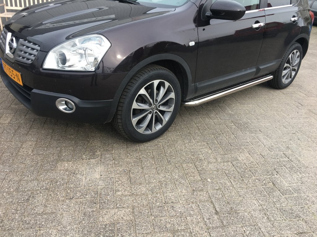 Nissan Qashqai Sidebars met rvs traanplaat, Auto diversen, Niet ingevuld, Niet ingevuld, Niet ingevuld