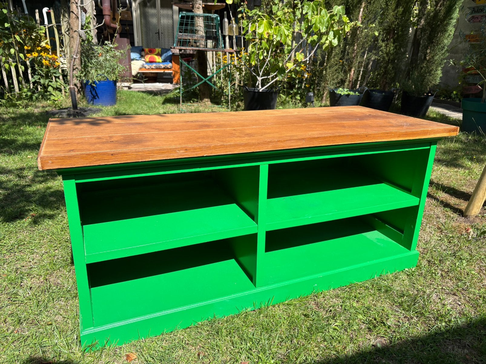 Gepimpt tv meubel., Ophalen, Vintage hip, Gebruikt, 100 tot 150 cm