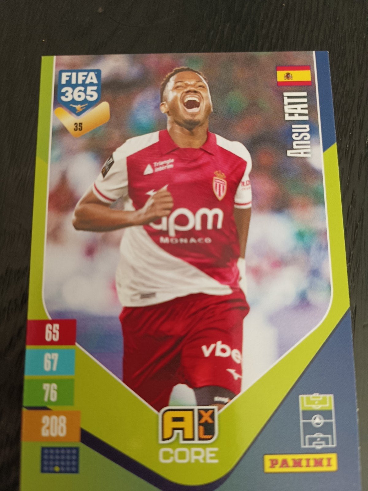 Panini fifa 365 football's  golden elite Ansu Fati nr 35, Ophalen of Verzenden, Nieuw, Plaatje
