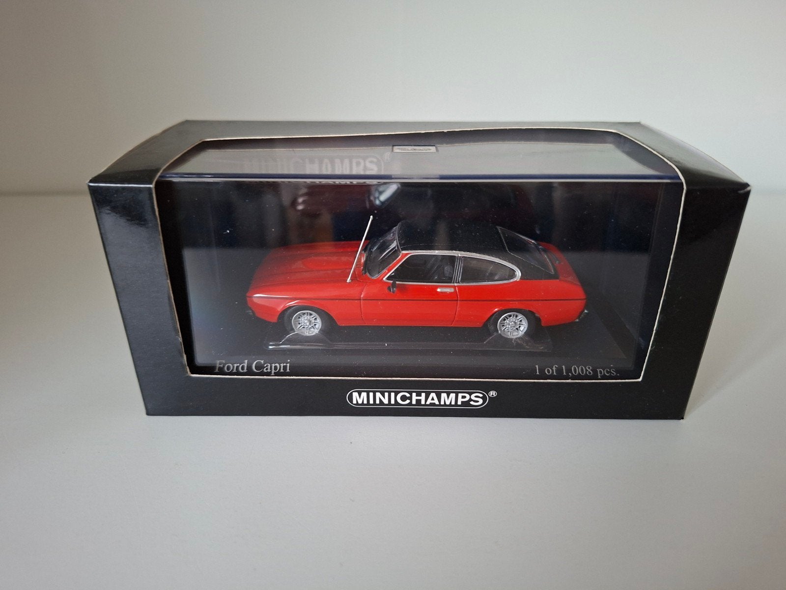 Ford capri mk2 minichamps, Ophalen of Verzenden, Zo goed als nieuw, Auto, MiniChamps