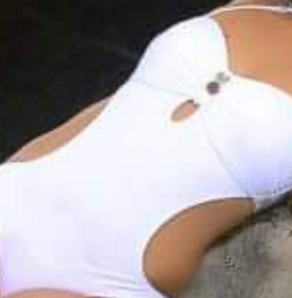 Semikini monokini wit maat m maat 38 bikini badkleding, Verzenden, Wit, New Yorker, Zo goed als nieuw