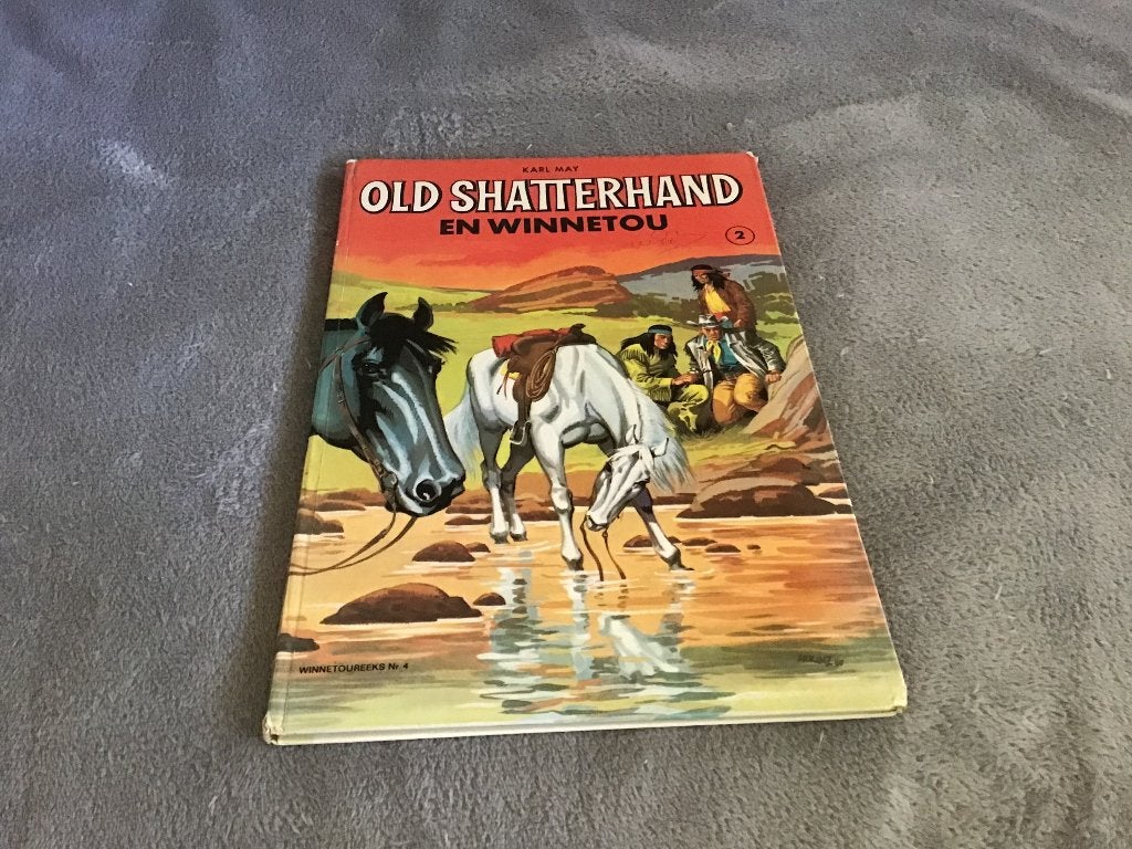 Old Shatterhhand en Winnetou, deel 2, Eén stripboek, Ophalen of Verzenden, Gelezen