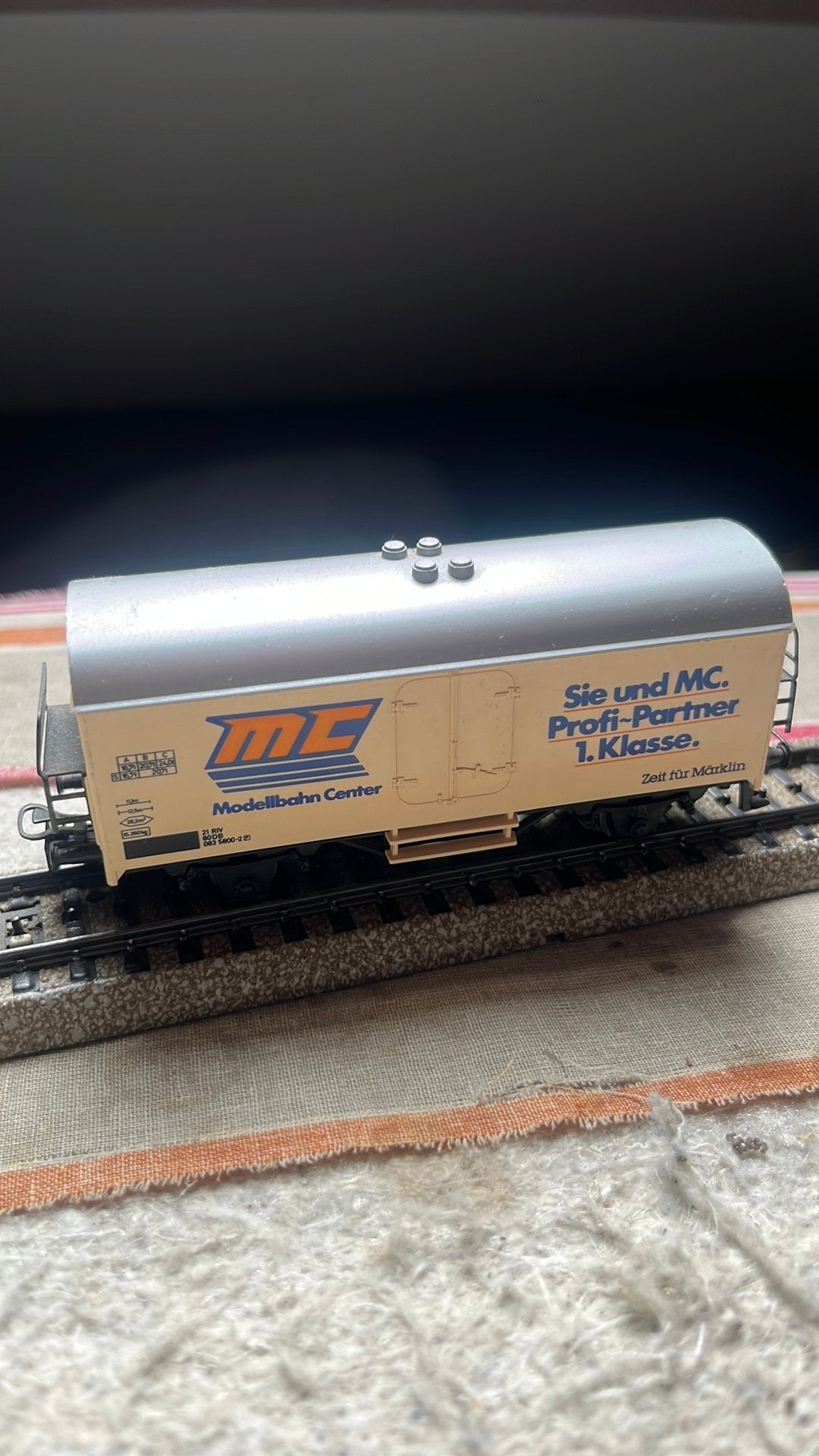 Te koop reclamewagon van marklin, Ophalen of Verzenden, Zo goed als nieuw, Wisselstroom, Märklin
