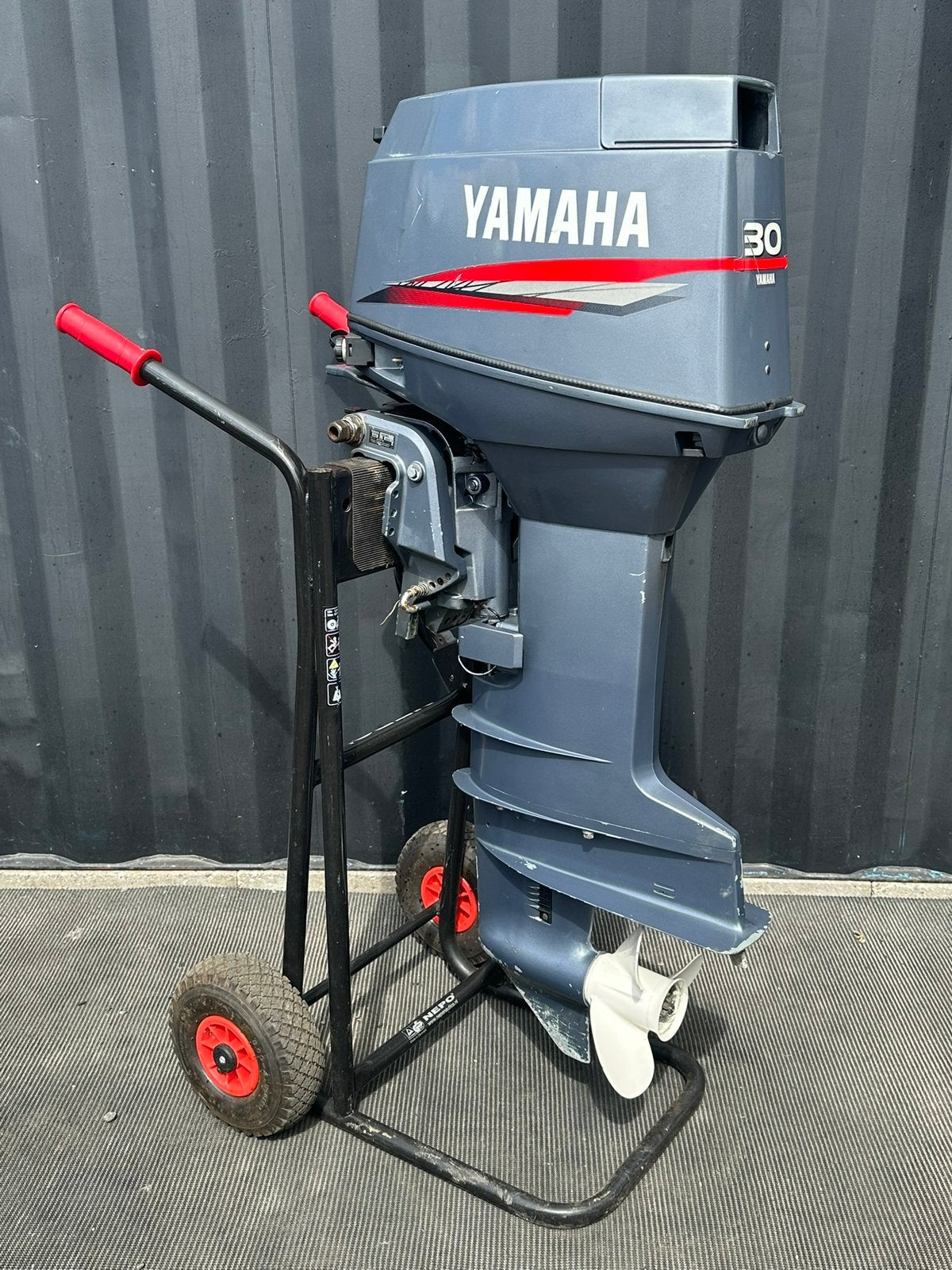 Yamaha 30 pk autolube 2x, Ophalen, Gebruikt, 30 pk of meer, Elektrische start