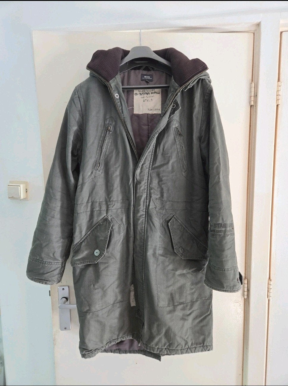 G-Star Raw winterjas, maat M, groen, Ophalen, G-Star Raw, Maat 48/50 (M), Gedragen