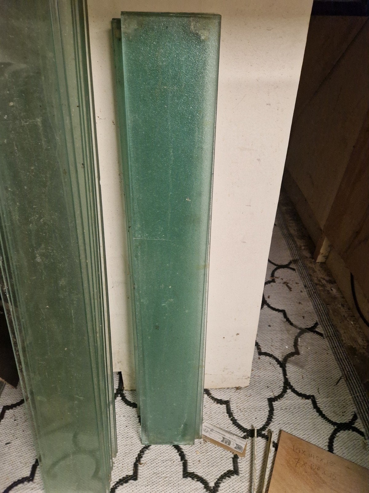 Diverse glazen platen voor vitrine e.d., Doe-het-zelf en Verbouw, Ophalen, Glasplaat