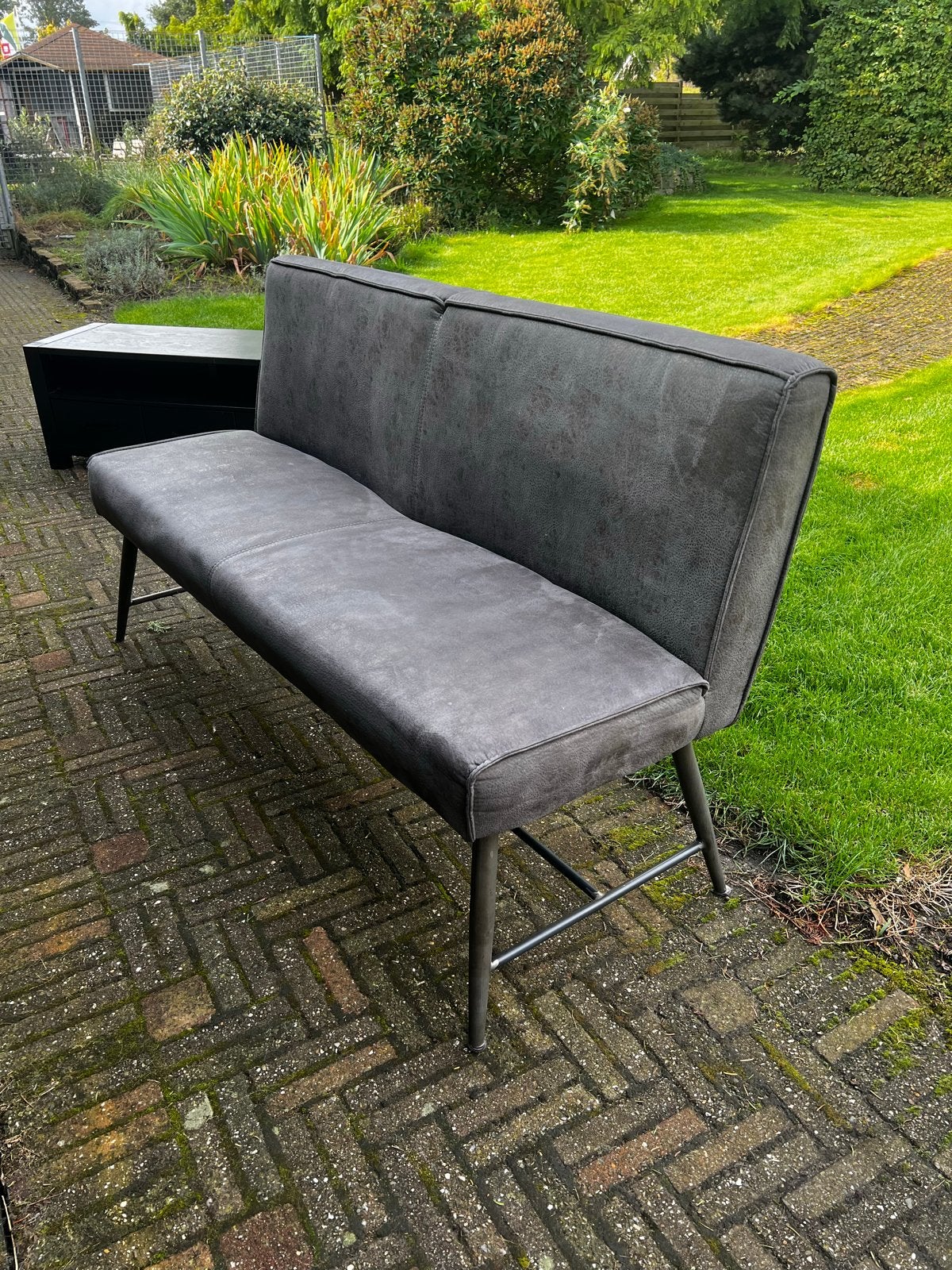 Eettafelbank 155cm, Ophalen, Gebruikt, Minder dan 75 cm, 150 tot 200 cm