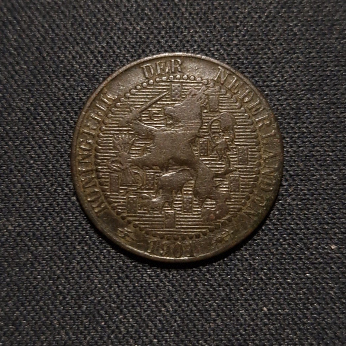 1 cent 1901 G, Verzenden, Koningin Wilhelmina, 1 cent, Losse munt